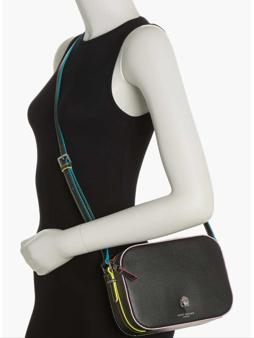 KURT GEIGER London Richmond Leather Crossbody Bag
